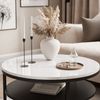Lookway Couchtisch CIRI SLIM Hochglanz mit Ablage (1 Tische), Durchmesser: ⌀60 cm Bild 2