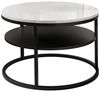 Lookway Couchtisch CIRI SLIM Hochglanz mit Ablage (1 Tische), Durchmesser: ⌀60 cm Bild 5