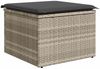 vidaXL Gartensofa-set mit Kissen 8 pcs Hellgrau Poly-Rattan 3345462 Bild 4