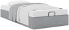 vidaXL Ottoman-Bett ohne Matratze Hellgrau 90x190 cm Stoff 3310840 Bild 5