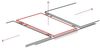 XL Küchenhängeschrank Rimini 40x96cm Glaseinsatz matt Farbe: RAL 5024 pastellblau matt / grau RI-W4S/40 Bild 4