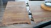 Baumkantentisch Akazie stonefarben 220(320)x100 cm Ansteckplatten Spider-Gestell schwarz JANNIK 76592345 Bild 5