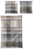 Irisette Wave Mako-Satin Bettwäsche 155x220 Karo kariert natur grau sand 8891-80 Bild 4