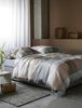 Irisette Wave Mako-Satin Bettwäsche 155x220 Karo kariert natur grau sand 8891-80 Bild 2