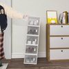 Woltu Schuhbox (8 St), mit Magnetverschluss DIY Steckregal aus Kunststoff Bild 3