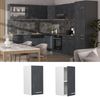 Hängeschrank R-Line Schwarz Beton 30 cm Vicco Bild 2