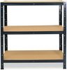 shelfplaza HOME 90x100x50 cm Schwerlastregal in anthrazit mit 3 Böden und 175 kg Traglast pro Boden Bild 4