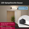 Selection Bathroom LED Spiegelleuchte Quasar IP44 3000K 600lm 230V 7,5W Schwarz Bild 2