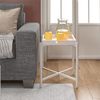 Beistelltisch >Barbro< in Weiß - 43x51x43 (BxHxT) Bild 2
