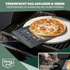 Pizzaheber, klappbarer Griff / Edelstahl, ca. 24 x 55 cm Bild 3