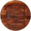 vidaXL Tischplatte Ø 70x3,8 cm Rund Altholz Massiv 370028 Bild 5