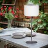 2er Set RGB LED Solar Tischlampe, dimmbar Fernbedienung, H 39,5 cm Bild 2