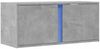 TV-Wandschrank, TV-Hängeboard Fernsehschrank mit LED-Beleuchtung Betongrau 80 x 31 x 35 cm Bild 3