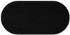 vidaXL Tischplatte Dunkelbraun 80x40x2 cm Massivholz Eiche Oval 4009077 Bild 2