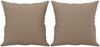 vidaXL 2-Sitzer-Sofa mit Zierkissen Cappuccino-Braun 140 cm Kunstleder 3200992 Bild 5