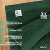Hausfelder Handtücher Premium Handtuch Set (Dunkelgrün, 4 Handtücher 50x100cm), (Set, 4-St), 100% Baumwolle, weich, saugfähig, Uni-Farben Bild 3