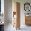 Tikamoon Hochschrank Jonàk Hochschrank aus massivem Teakholz Bild 3