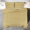 vidaXL Bettwäsche-Set Taupe 135x200 cm Baumwolle 136134 Bild 5