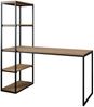 Schreibtisch Arytez (Farbe: Schwarz / Eiche Craft Gold) Bild 2