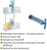 WENKO QUADRO Duschregal, 2 Etagen, Edelstahl, Befestigen ohne bohren, Vacuum-Loc® Bild 3