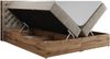 Boxspringbett mit Multipocket-Matratze und Zwei Bettkästen, Doppelbett mit Stauraum - ALBERO 3 - 180 x 200 cm - Beige Stoff - H4 Bild 5