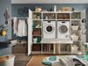 Waschmaschinenumbauschrank >LAUNDREEZY< in weiß - 235x200x67,5 (BxHxT) Bild 3
