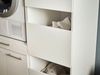 Waschmaschinenumbauschrank >LAUNDREEZY< in weiß - 235x200x67,5 (BxHxT) Bild 5
