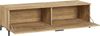 Lowboard Alternative TV-Unterschrank 150 x 48 x 42 cm kastanie breslau mit Klappe Bild 2