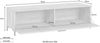 Lowboard Alternative TV-Unterschrank 150 x 48 x 42 cm kastanie breslau mit Klappe Bild 4