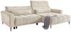 Massivart® Ecksofa Cord 277 cm / Cordsofa LOGAN / Sitztiefenverstellung / Nosagfederung, Kopfteilverstellung · Rücken echt bezogen · 2 Nierenkissen Bild 2