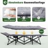 Sekey Feldbett Campingbett Klappbar Campingliege mit Matratze Angelliege Klappbett bis 200 kg Bild 5