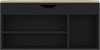 vidaXL Schuhbank mit Kissen Schwarz 104x30x49 cm Holzwerkstoff 326751 Bild 5