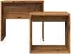 vidaXL Satztische 2 Stk. Altholz-Optik Holzwerkstoff 856050 Bild 4