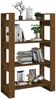 vidaXL Bücherregal/Raumteiler Honigbraun 80x35x125 cm Massivholz 813907 Bild 4
