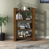 vidaXL Bücherregal/Raumteiler Honigbraun 80x35x125 cm Massivholz 813907 Bild 3