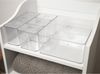12x Badezimmer Organizer 5er Set mit Deckel – stabile Aufbewahrungsboxen aus Kunststoff für Kosmetik Schmuck und Badzubehör, stapelbar und pflegeleicht Bild 2