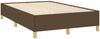 vidaXL Boxspringbett mit Matratze Dunkelbraun 120x190 cm Stoff 3269919 Bild 4