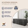 CASARIA® Faltbarer Sitztruhe mit Stauraum Leinenoptik Anthrazit XL Bild 3