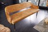 riess-ambiente Sitzbank PARIS 160cm senfgelb / schwarz (Einzelartikel, 1-St), Esszimmer · Samt · Metall · Rückenlehne · Schlafzimmer · Retro Design Bild 2