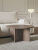 Selsey 'Ovo' Couchtisch rund, Holzoptik Nussbaum Wisconsin, ca. 40 x 76 x 76 cm Bild 3