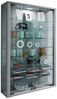 VCM Wandvitrine Vitrosa 904115 Silber H. 91 x B. 59 x T. 18 cm Bild 3