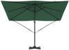 Roma Parasol, Sonnenschirm, Gartenschirm Grün 286 x 284 x 265 cm Aluminium und Polyester Bild 5