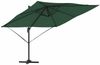 Roma Parasol, Sonnenschirm, Gartenschirm Grün 286 x 284 x 265 cm Aluminium und Polyester Bild 2