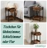 Relaxdays Beistelltisch mit Schublade & Ablage Bild 3