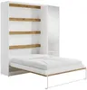 Vente-unique - RAPILI Bett Holz, Platte BeigeWeiß - B 50 cm239,2 cm x H 225,2 cm x L 229 cm Bild 4