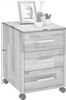 Linea Natura 'OKAY' Rollcontainer, Holz wildeiche, 40 x 55 x 42 cm, mit 3 Schubladen Bild 5