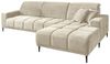 Massivart® Ecksofa MARISOL Cord grau, beige, rost, grün / 286 cm / Cordsofa, Kopfteilverstellung / Sitztiefenverstellung / Nosagunterfederung Bild 4
