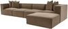 Ecksofa, 'Sora', 65 x 190 x 350, Braun Bild 5
