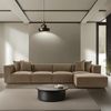 Ecksofa, 'Sora', 65 x 190 x 350, Braun Bild 2