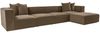 Ecksofa, 'Sora', 65 x 190 x 350, Braun Bild 4